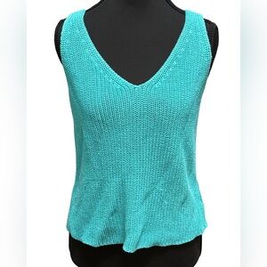 Vici Turquoise Knit Tank Top
